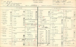 WPA household census for 1436 E 41ST STREET, Los Angeles County