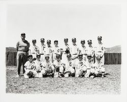 Rincon Valley Little League team, Santa Rosa, California, 1961