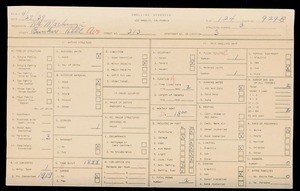 WPA household census for 213 BUNKER HILL, Los Angeles