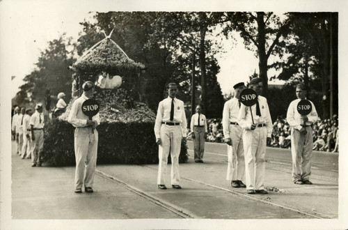 1928 Parade float, Junior Traffic Officers