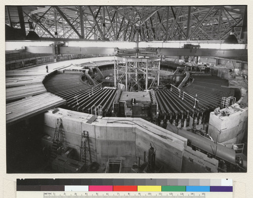 Berkeley campus. The bevatron, pictured in 1965 shortly before major modifications. The bevatron, built with AEC funds, has been a world center for study in high-energy and nuclear physics