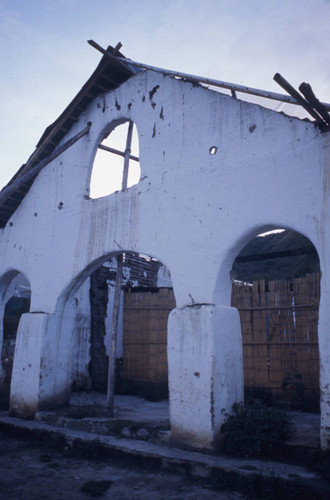 Burned ruins of San Andrés de Pisimbalá Church, Tierradentro, Colombia, 1975