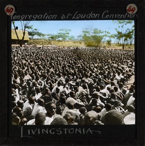 "Congregation at Loudon Convention, Livingstonia", Malawi, ca.1910
