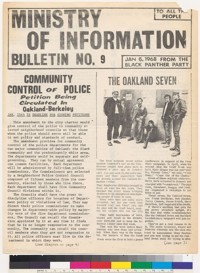 Ministry of Information Bulletin, No. 9, cover