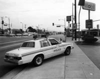 1980s - Police Car at San Fernando Boulevard and Alameda Avenue