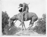 Statue of the "End of the Trail" at Mooney Grove