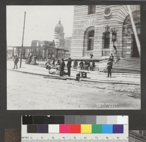 [U.S. Post Office. Mission and Seventh Sts. City Hall in distance, left.]