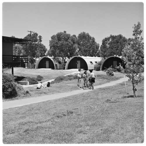 Camp Matthews quonset huts