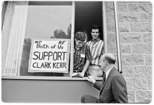 Galbraith inauguration - Student reception for U.C. President Kerr and Chancellor Galbraith at Revelle Residence Halls