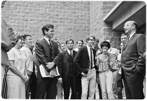 Galbraith inauguration - Student reception for U.C. President Kerr and Chancellor Galbraith at Revelle Residence Halls