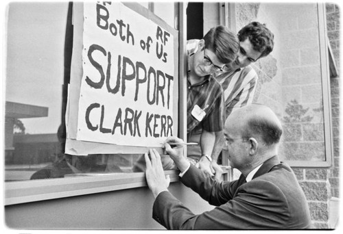 Galbraith inauguration - Student reception for U.C. President Kerr and Chancellor Galbraith at Revelle Residence Halls