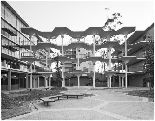 Breezeway between Mayer Hall and Bonner Hall