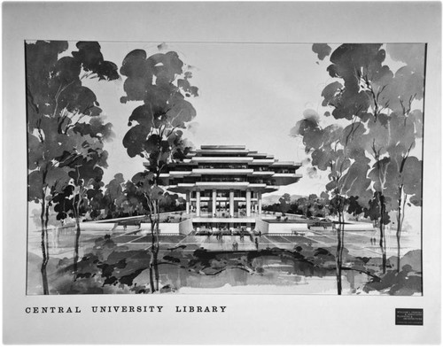 Geisel Library, architectural rendering