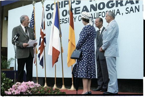 Queen Elizabeth and Prince Philip's visit to Scripps Institution of Oceanography