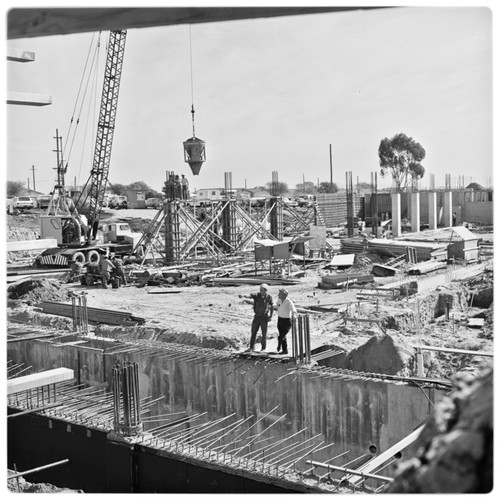 Basic Science Building under construction