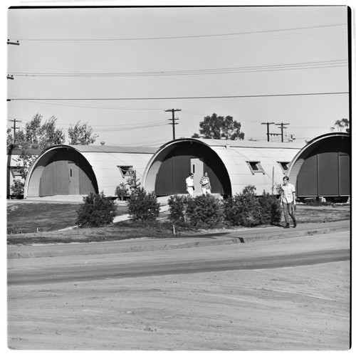 Camp Matthews quonset huts