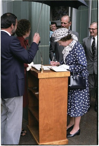 Queen Elizabeth and Prince Philip's visit to Scripps Institution of Oceanography