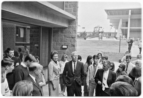 Galbraith inauguration - Student reception for U.C. President Kerr and Chancellor Galbraith at Revelle Residence Halls