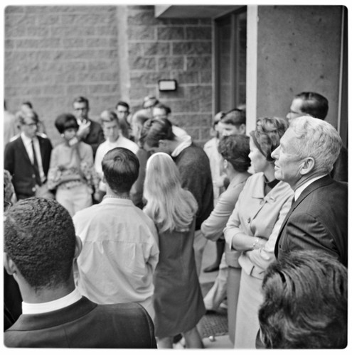 Galbraith inauguration - Student reception for U.C. President Kerr and Chancellor Galbraith at Revelle Residence Halls