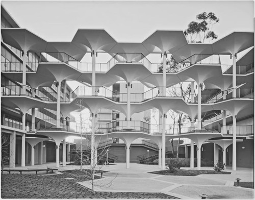 Breezeway between Mayer Hall and Bonner Hall