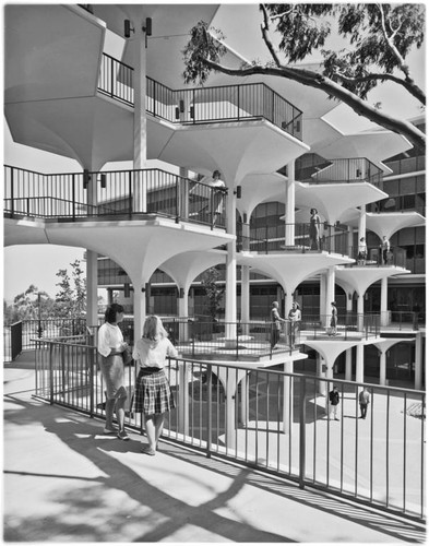 Breezeway between Mayer Hall and Bonner Hall