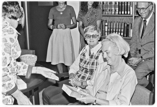 Friends of the UCSD Library publication event in the Mandeville Special Collections Library