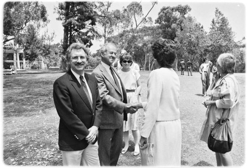 Mrs. Walter Mondale's visit to the Stuart Collection