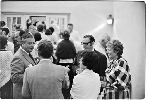 Chancellor's reception at University House