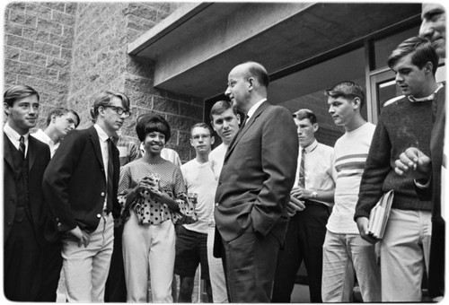 Galbraith inauguration - Student reception for U.C. President Kerr and Chancellor Galbraith at Revelle Residence Halls