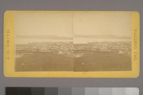 [View of Vallejo, California. Photograph by James G. Smith.]