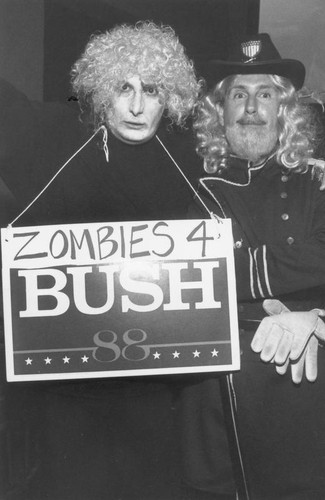 Zombies for Bush 88 sign