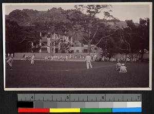 July 4th baseball game, Shantou, Guangdong, China, ca.1920-1937