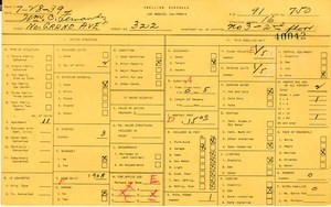WPA household census for 322 N GRAND, Los Angeles