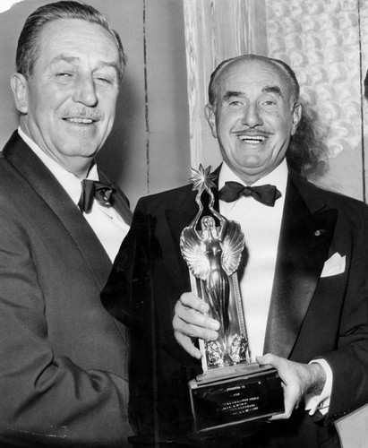 Walt Disney and Jack Warner