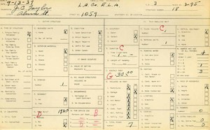 WPA household census for 1059 S ALMA
