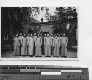 Aspirants to the Sisterhood at Fushun, China, 1941