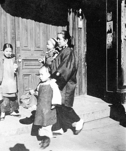Chinese Woman and children