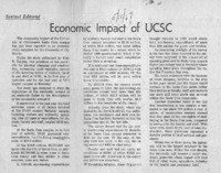 Economic impact of UCSC