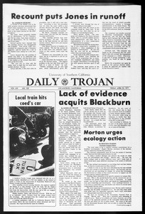 Daily Trojan, Vol. 62, No. 109, April 23, 1971