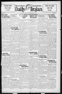 Daily Trojan, Vol. 17, No. 15, October 06, 1925