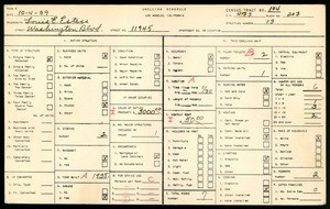 WPA household census for 11945 WASHINGTON BLVD, Los Angeles County
