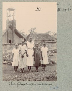 5 boarding school girls from Machame, Tanzania
