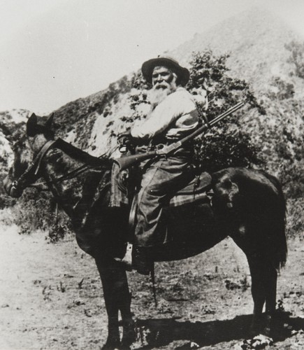 Juan José Fustero, a lifelong resident of Piru, Ventura County, son of San Fernando Mission Indians of Tataviam and Kitanemuk ancestry. Photo taken in the early twentieth century