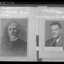 Scottish Rite portraits of W. E. Gerber and Herbert a. Danielson
