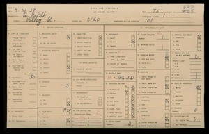 WPA household census for 2120 VALLEY ST, Los Angeles