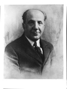 Portrait of Dr. Boris D. Bogen, pictured in bust