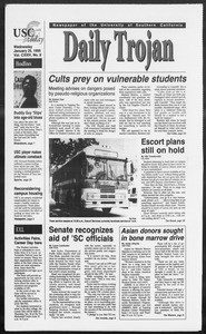 Daily Trojan, Vol. 124, No. 8, January 25, 1995