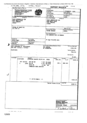 [Export Invoice from Gallaher International Limited toTlais Enterprises Ltd on 800 cartons of cigarettes]