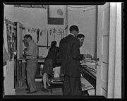 Photography class darkroom, California Labor School