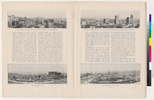 The San Francisco calamity: Report of investigations made by F.W. Fitzpatrick, executive officer of the International Society of Building Commissioners, on behalf of that society, the United States government, many technical journals, etc. From the Fireproof magazine, August, 1906, vol. 9, no. 2, pp. 67-83